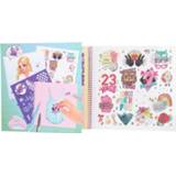 👉 Kleurboek papier One Size meerkleurig meisjes TOPModel T-shirt Designer 24,7 x 24 cm 4010070579456