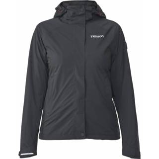 👉 Regenjas zwart polyester XS vrouwen Tenson Biscaya Evo W Dames Maat 7333020004196