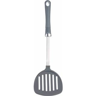 👉 Spatel grijs nylon Kitchencraft Slotted Turner Soft Grip 36 Cm 5028250694560