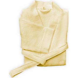 👉 Hnl Bath Wafel Badjas Kuitlengte - Vanilla - M