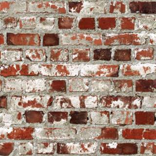 👉 Rood papier multikleur Dutch Wallcoverings Behang Brick 5060233003181