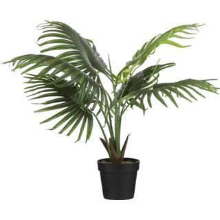 👉 Groen plastic One Size Fan Kunstpalm H80 x Ø80 cm Pot 8718861645873