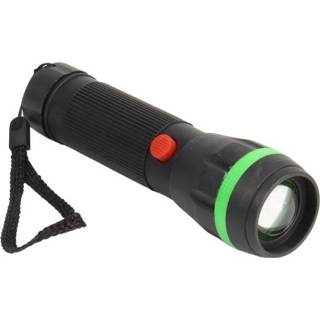 👉 Zaklamp zwart kunststof Orange85 Militaire - Led Inzoombaar 8720289419868