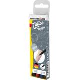 👉 Tattoo rood bruin zwart blauw One Size Color-GeenKleur stift Eberhard Faber 4 stuks, kleuren rood, bruin, en 4087205595063