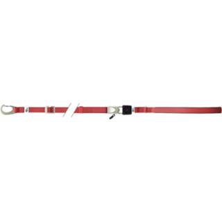 👉 Hondenlijn rood polyester Curli Lok Basic Leash 140-220 Cm 7640144821388