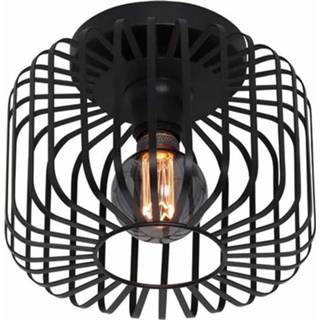 👉 Plafondlamp zwart metaal Freelight Stecca Ø 25 Cm 8720143022371