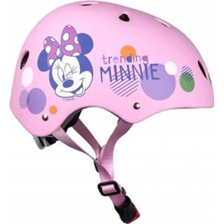 👉 Fietshelm roze Disney Minnie Mouse Abs/eps Maat 54-58 Cm 5902308590816