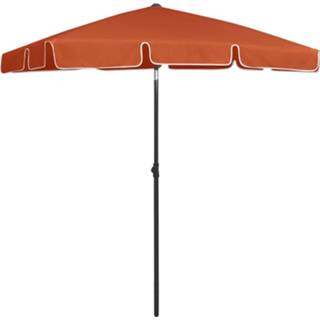 👉 Vidaxl Strandparasol 180x120 Cm Terracottakleurig 8720286149799