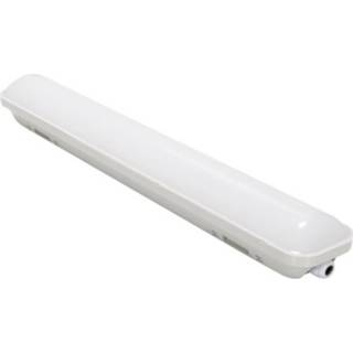 👉 Plafondlamp wit staal Perel Led 12 W 59 X 8,6 Cm 5410329636982