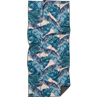 👉 Badhanddoek turkoois polyester Nomadix Banana Leaf 75x180 Cm Turquoise 726152392915