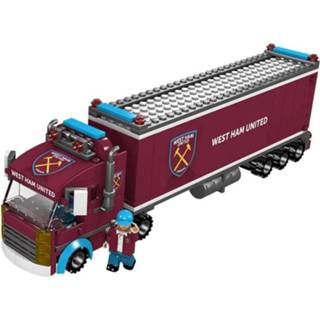👉 Bouwpakket bordeaux kunststof Pro-lion Truck West Ham 33 Cm 281-delig 7427136529992