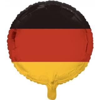 Globos Folieballon Duitse Vlag zwart rood geel Folieballon zwart rood geel Globos Duitse Vlag 45,5 Cm Zwart/rood/geel 5712735004554