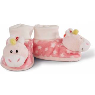 Babyschoenen roze pluche baby's Nici Babyschoentjes Unicorn Stupsi 7 X 7,5 Cm 4012390436556