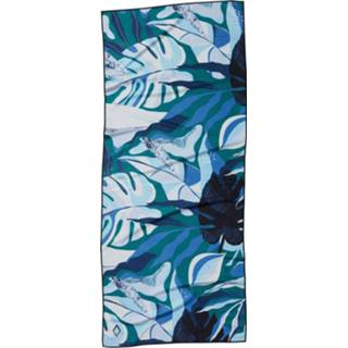 👉 Badhanddoek blauw polyester Nomadix Monstera 75 X 180 Cm 726152394544