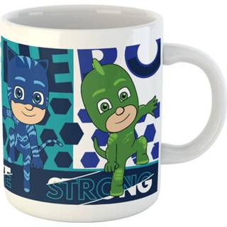 👉 Wit blauw keramiek jongens Disney Mok Pj Masks 325 Ml Wit/blauw 5205698507625