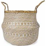 👉 Mand beige papier l bruin mannen Compactor Belly 40 X 36 Cm Zeegras/papier Maat 3370910114119