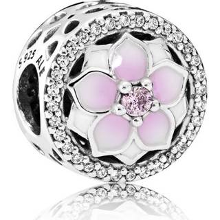 👉 Bedel zilver active bloemen roze Pandora Magnolia bloem 792085PCZ 5700302549973