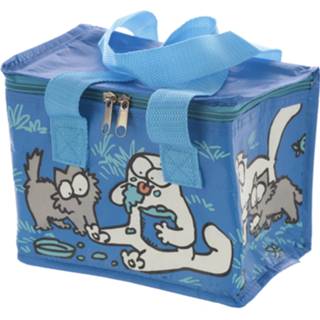 Koeltas blauw polyester One Size Kleine voor lunch met Simons Cat print 16 x 21 14 cm 4,7 liter - Koeltassen 5055071751769