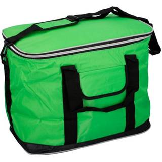 👉 Koeltas groen polyester One Size Grote 42 x 26 34 cm 30 liter - Koeltassen 8715986408758