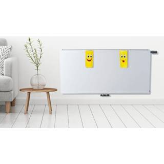 👉 Radiator One Size GeenKleur kinderen Set van 4x stuks emoji/smiley bak luchtbevochtigers / waterverdampers rechthoekig 18 cm - Waterverdamper kinderkamer 8720576201206