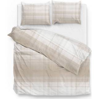 👉 Zo! Home Dekbedovertrek Mae - Naturel - 1-persoons 140x200/220 Cm