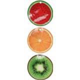 👉 Koelelement multikleur 3x Koelelementen Fruitschijfjes - Koelblokken 8719538901674