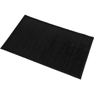 👉 Badmat zwart bamboe 4goodz Douchemat / 50x80cm - 6013933059018