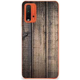 👉 Bumper hoesje Xiaomi Redmi 9T | Poco M3 Steigerhout 8720632287045