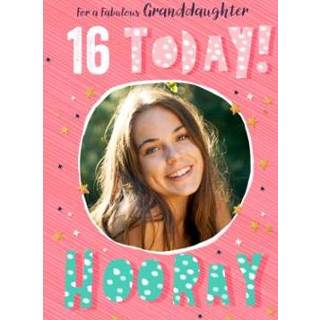 👉 Verjaardagskaart kleindochter Greetz | 16 today hooray