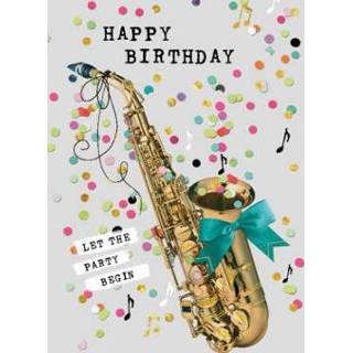 👉 Verjaardagskaart TMS | Saxofoon