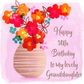 👉 Verjaardagskaart kleindochter Greetz | Lovely granddaughter