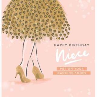 👉 Verjaardagskaart nichtje Greetz | Dancing shoes