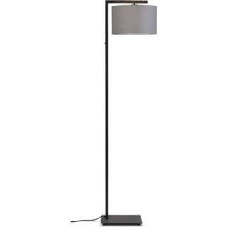 👉 Vloerlamp grijs IJzer active Boston licht 32x20cm 8716248081672
