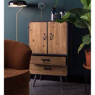 👉 Opbergkast hout metaal active Gin met 8718548038417