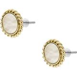 👉 Oorknop goudkleurig vrouwen oorbel active oorstekers Fossil JF03797710 - Oorknoppen 4064092075069