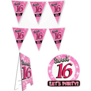 👉 Active Sweet 16 verjaardagspakket versiering