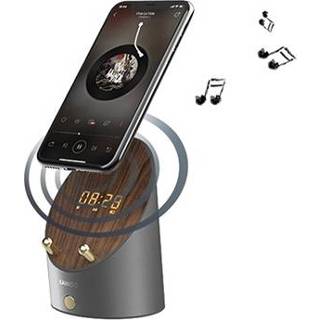 👉 Luidspreker grijs Kawoo J600 Mini Bluetooth / Inductie - 5712579966506