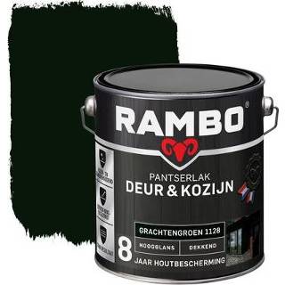 👉 Kozijn male Rambo pantserlak deur en dekkend hoogglans 1128 grachtengroen 2,5L 8716242826996