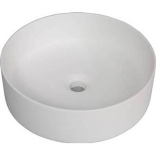 👉 Waskom wit male Aquazuro Solid surface Ø380mm 5414628105026