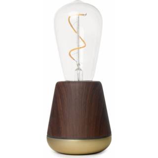 👉 Tafellamp active Humble Oplaadbare One Walnut HUMTL00104 7446023294287