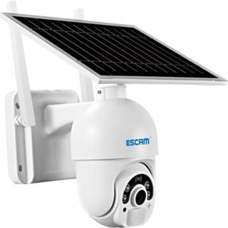 👉 Bewakings camera wit Escam QF250 Bewakingscamera op Zonne-Energie - 1080p, WiFi 5712579998873