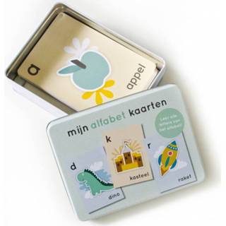 👉 Groen active Maan Amsterdam - Mijn alfabetkaarten'Pien'in bewaarblik