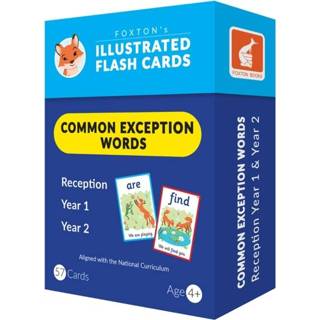 👉 Compact Flash geheugen engels Common Exception Words Cards: Reception, Year 1 and 2 - Perfect for Home Learning with 109 Colourful Illustrations 9781839250361