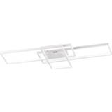 👉 Trio Plafondlamp Tucson 104 X 42 Cm Led Staal Wit