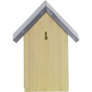 👉 Insectenhotel houten One Size bruin Insectenhotel/insecten nestkastje 23 cm - lieveheersbeestjes nestkast 8720576239322