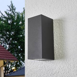👉 Buitenwandlamp grafietgrijs Xava met twee lampjes,