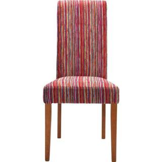 Eetkamerstoel rood multicolor hout active Kare Econo Slim Art House Red 4025621789239