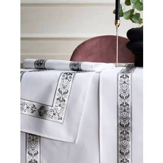👉 Tafellinnen wit polyester unisex Aileen Webschatz 4055704853588 4055704853571