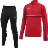 👉 Trainingspak rood zwart trainingspakken Nike Academy 21 Drill