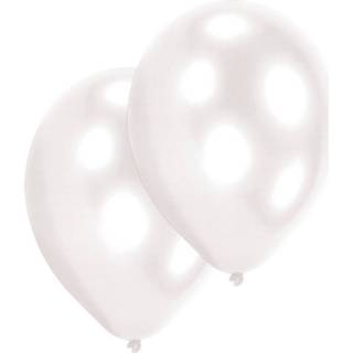 👉 Ballon wit Amscan Ballonnen Pearl 27,5 Cm Latex 10 Stuks 13051378714